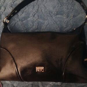 Modern NYC Black Shoulder Bag